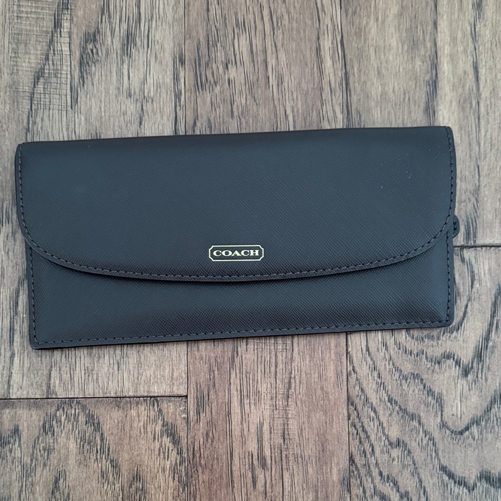 Coach brown envelope wallet